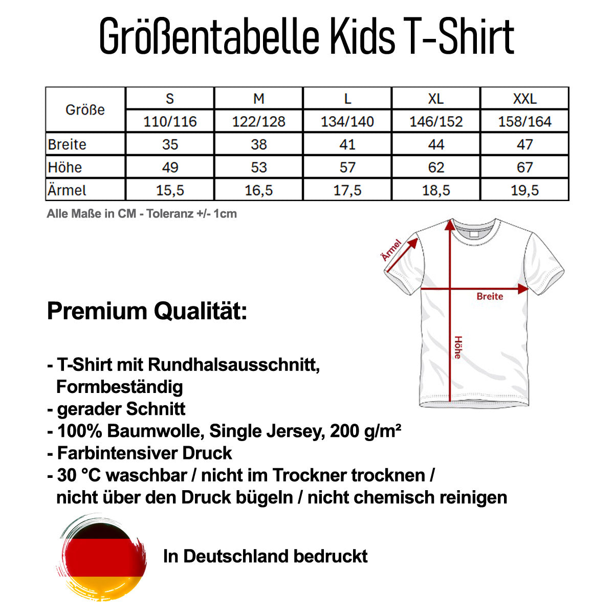 T-Shirt für Kinder und Jugendliche